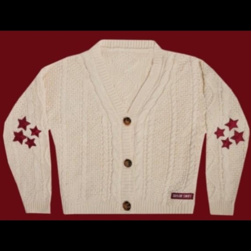 Taylor Swift RED cardigan Brand New!! Size Medium / Large (Red Taylor’s version)